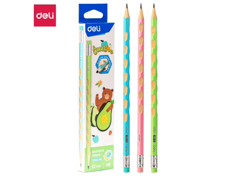 6975055754298_1 GRAFITNE OLOVKE DELI “JINGOO” 1/12 EC024-HB