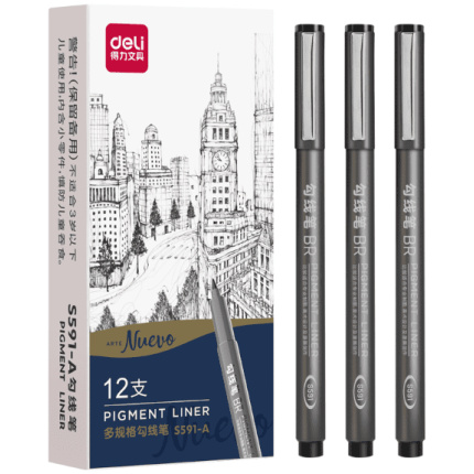 FLOMASTER FINELINER DELI ZA CRTANJE - PIGMENTNO MASTILO 0.3mm S591-A 030