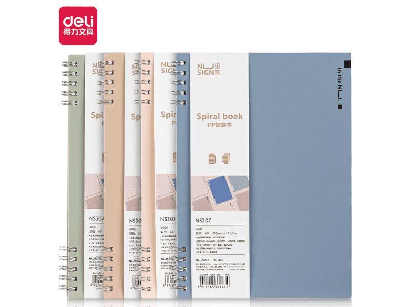 6975165338234_1 SVESKA A5 PP KORICE DELI NU SIGN PASTEL NS307