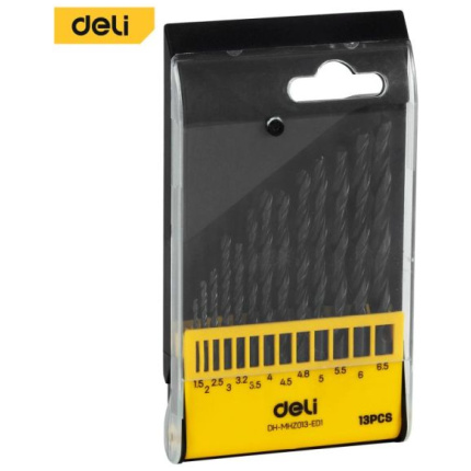 HSS SET BURGIJA ZA ČELIK DELI 1.5- 6.5MM 13KOM EDH-MHZ013-ED1