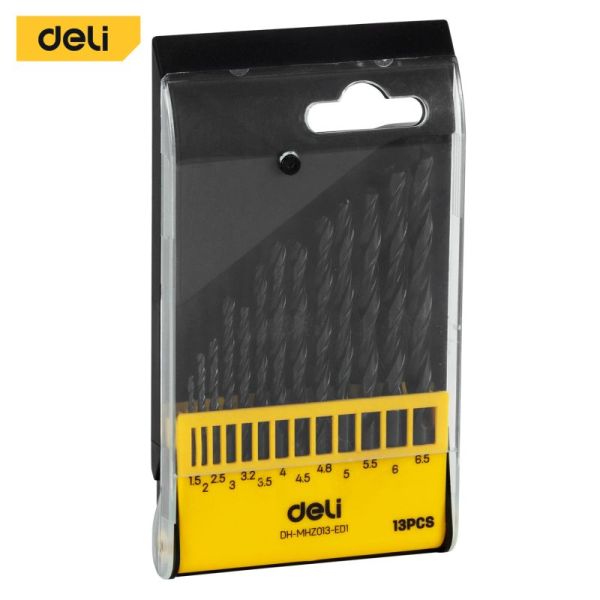 6975495593389_1 HSS SET BURGIJA ZA ČELIK DELI 1.5- 6.5MM 13KOM EDH-MHZ013-ED1