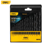 HSS SET BURGIJA ZA ČELIK DELI 1.0-10MM 19KOM EDH-MHZ019-ED1