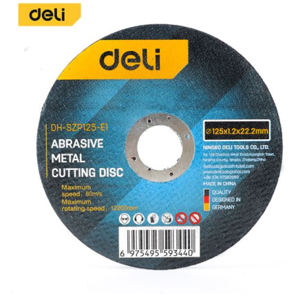 REZNA PLOČA ZA METAL DELI STANDARD 125X1,2MM EDH-SZP125-E1