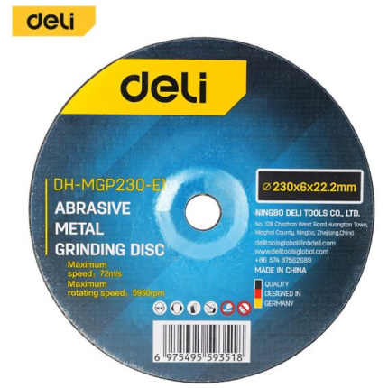 BRUSNA PLOČA ZA METAL DELI STANDARD 230X6MM EDH-MGP230-E1