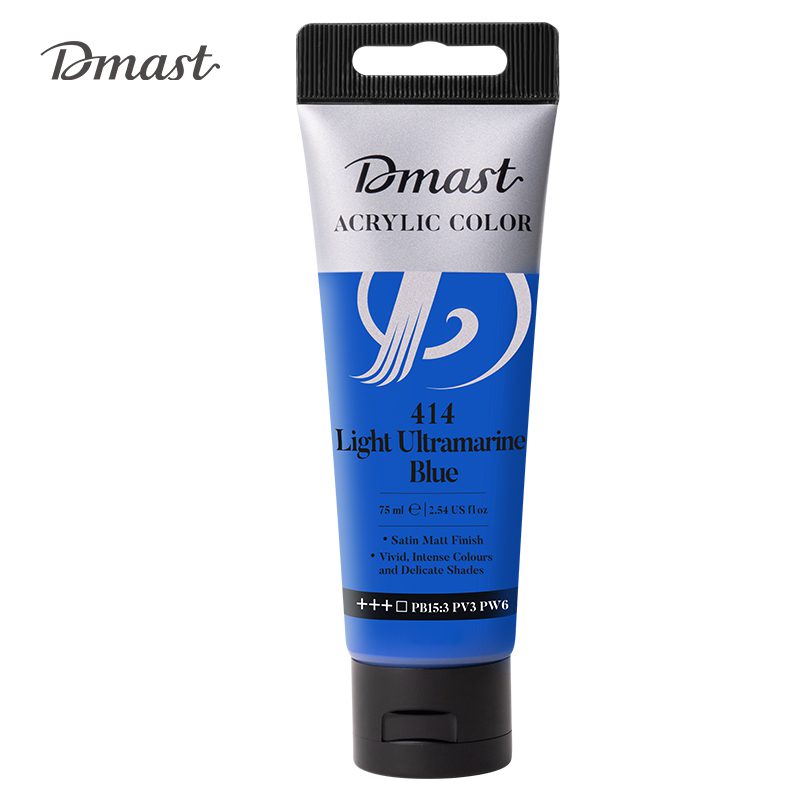 6976099364931_1 AKRILNA BOJA DELI DMAST PEBEO 75ml 414 LIGHT ULTRAMARINE BLUE EC330-LUB