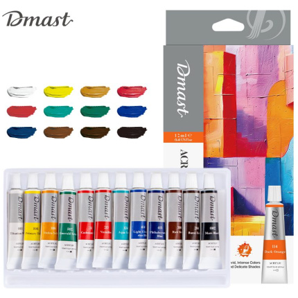 AKRILNE BOJE DELI PROFESIONALNE 12ml DMAST PEBEO 1/12 EC331-12