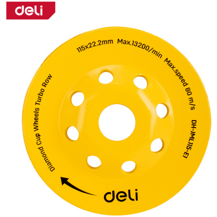 DIJAMANTSKA BRUSNA PLOČA TURBO 115MM DELI EDH-JML115-E1