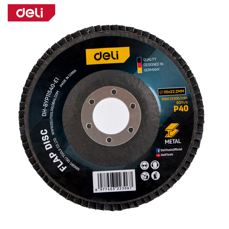 6977403223067_1 LAMELARNI BRUSNI DISK AL 115MM G40 DELI EDH-BYP11540-E1
