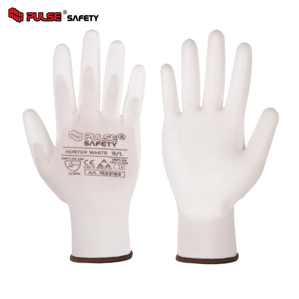 8605027221838_1 Zaštitne rukavice Hunter White, PU, vel. 9