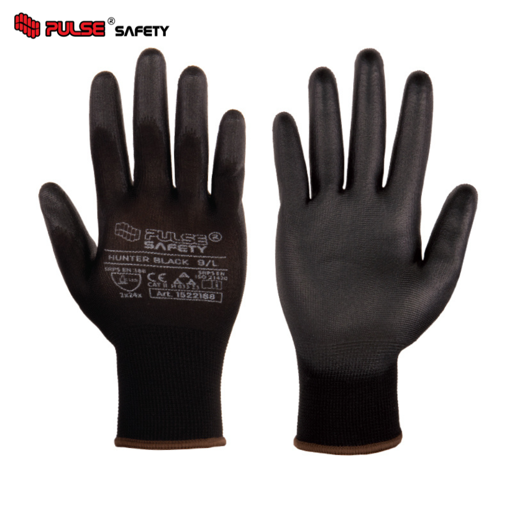 8605027221906_1 Zaštitne rukavice Hunter Black, PU, vel. 11