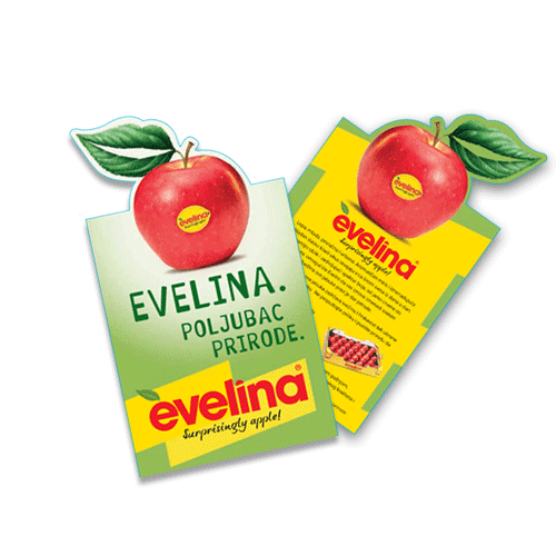 Evelina-2 FLAJER U OBLIKU JABUKE