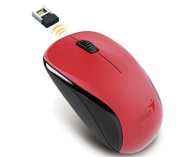MIS01978_1 GENIUS NX-7000 Wireless Optical USB crveni miš