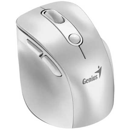 GENIUS Ergo 9000S Pro Pearl White USB Bežični beli miš