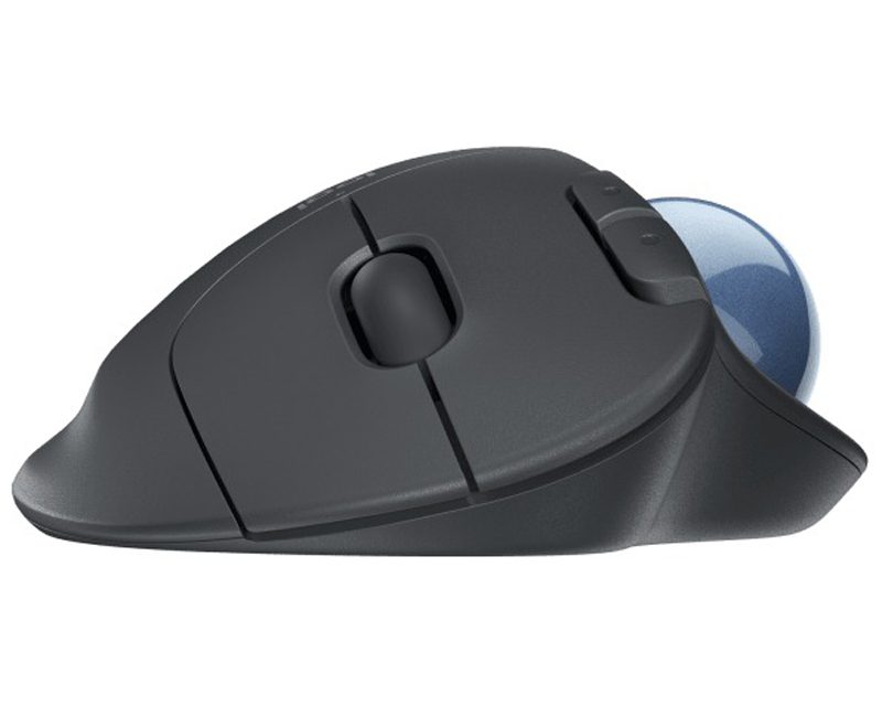 MIS02100_2 LOGITECH M575s ERGO Bluetooth Trackball Graphite Blue ball miš
