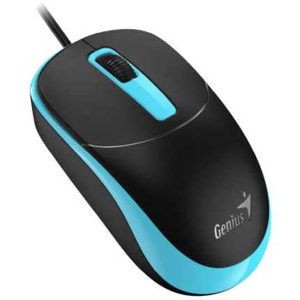 GENIUS DX-123 USB Optical crno-plavi miš