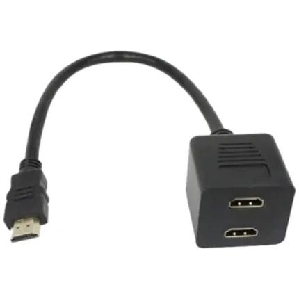 FAST ASIA Adapter HDMI – HDMI M/2F (spliter) crni