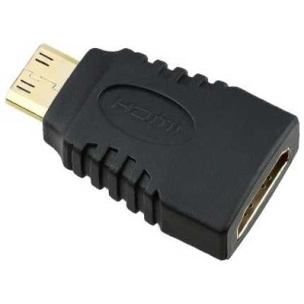 FAST ASIA Adapter Mini HDMI (M) – HDMI (F) crni