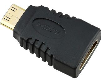 OST01323_v FAST ASIA Adapter Mini HDMI (M) – HDMI (F) crni