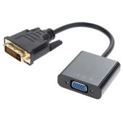 FAST ASIA Adapter-konvertor DVI-D (M) – VGA (F) crni