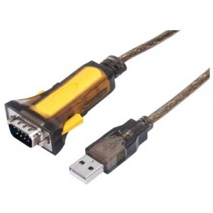 E-GREEN Adapter USB2.0  tip A (M) – RS-232 (M) 1.5m