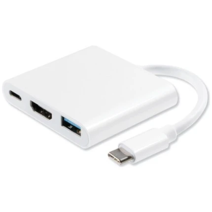 FAST ASIA Adapter – konvertor USB 3.1 tip C – USB 3.0 + HDMI + tip C