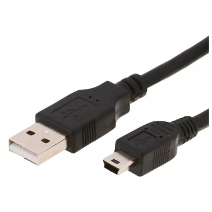 E-GREEN Kabl 2.0 USB A – USB Mini-B M/M 1.8m crni