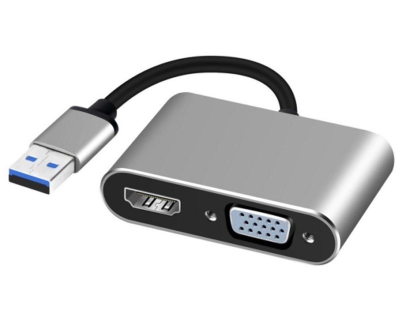 OST05026_v FAST ASIA Adapter-konvertor USB 3.0 na HDMI+VGA