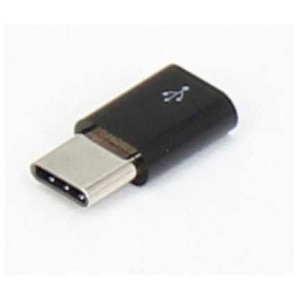 E-GREEN Adapter USB 3.1 tip C (M) – Micro USB (F) crni