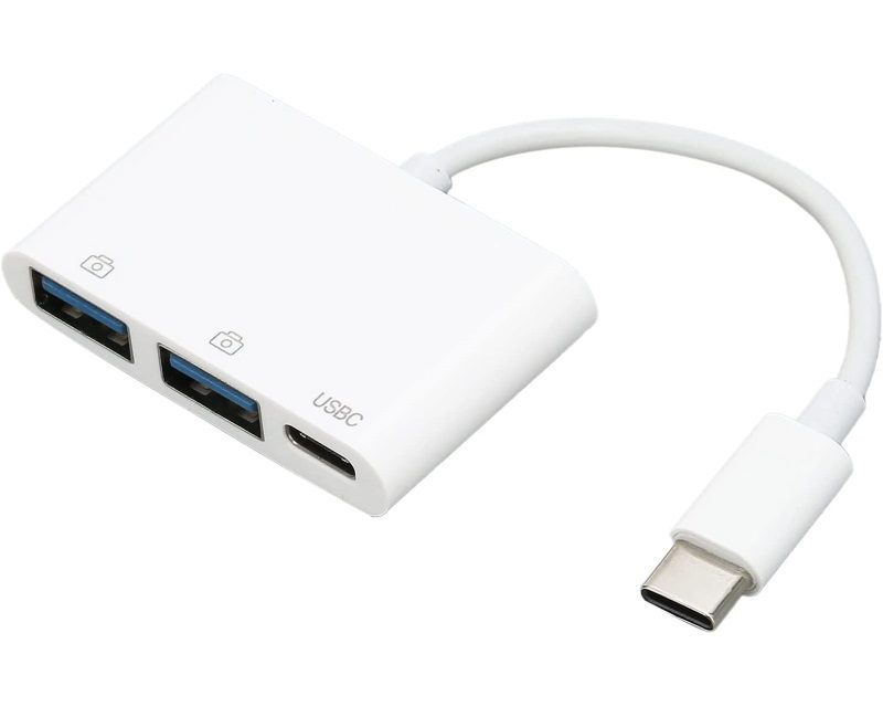 OST05474_v FAST ASIA Adapter TIP-C na 2xUSB+TIP-C