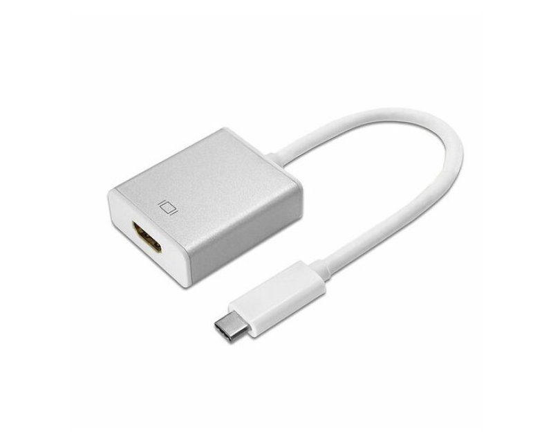 OST07115_v FAST ASIA Adapter-konvertor TIP C na HDMI (m/ž) metal