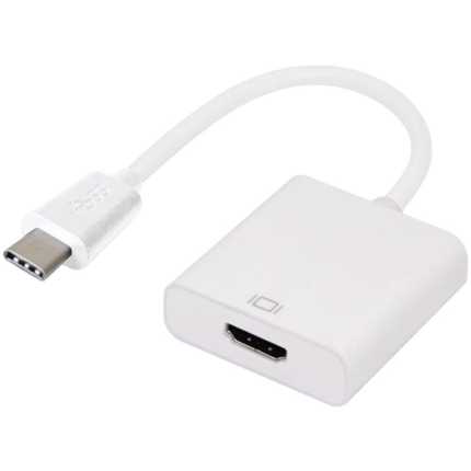 E-GREEN Adapter USB 3.1 tip C (M) – HDMI (F) sivi