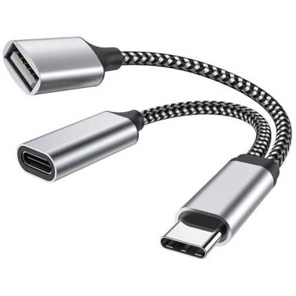 FAST ASIA Adapter Tip C na Tip C (z) + USB (z)