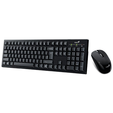 GENIUS Smart KM-8101 Wireless USB US crna tastatura + miš