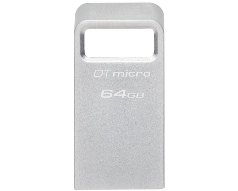 USB01209_v KINGSTON 64GB DataTraveler Micro USB 3.2 flash DTMC3G2/64GB srebrni