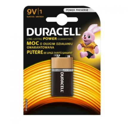 Baterija DURACELL 9V