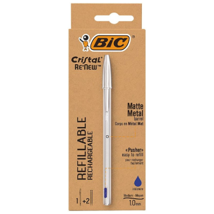 Bic CRISTAL METAL hemijska olovka plava