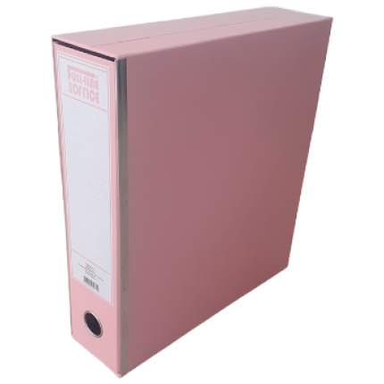 Registrator A4 sa lajsnom PVC Full-line pastel roze