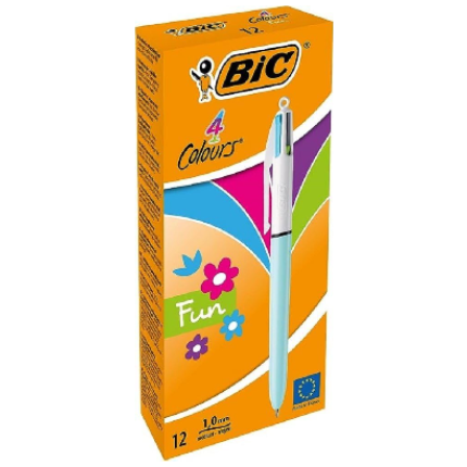 BIC 4COLOURS FUN LIGHT BLUE HEMIJSKA OLOVKA