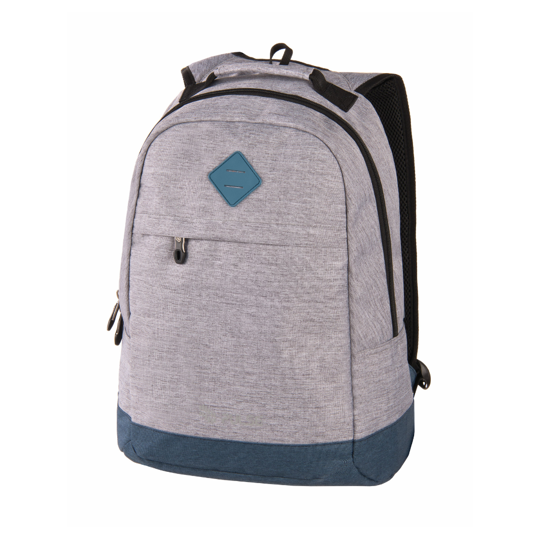 8605027223955_1 Ranac Pulse Bicolor Light Gray Blue 122395 prednja strana Školski ranac Pulse Light Gray Blue dizajn Pulse Bicolor ranac bočni prikaz Unutrašnjost školskog ranca Pulse Bicolor Laptop pregrada u Pulse Light Gray Blue rancu Ergonomske naramenice Pulse školskog ranca Mrežasta leđa Pulse Bicolor ranca Moderan sivo plavi školski ranac Pulse 122395