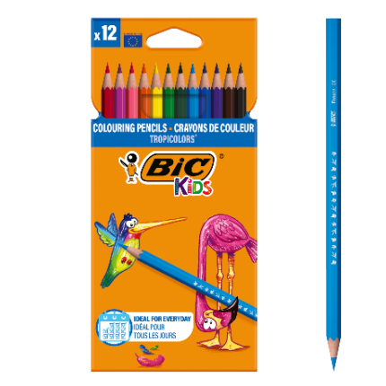 Bic drvene boje TROPICOLORS 1/12