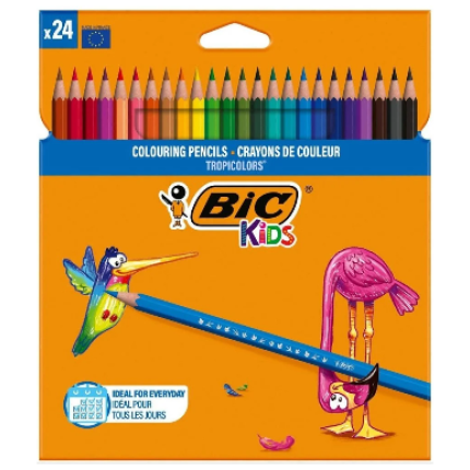 Bic drvene boje TROPICOLORS 1/24