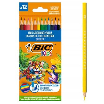 Bic drvene boje VIVID SMOOTH ECO 1/12