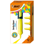 Bic flat highlighter žuti