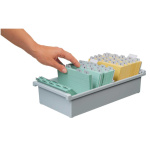 Kutija za indexne kartice 1/1300 A6, otvorena siva Han