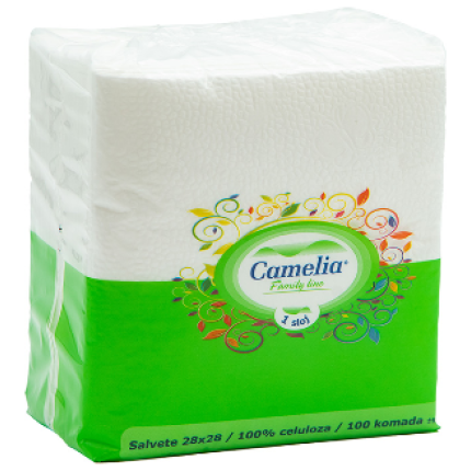 Salveta Camelia 100/1 28X28