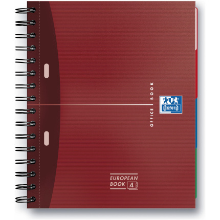 Sveska Oxford Office Essentials Europeanbook A4+ kvadratići, 4 Subject Oxford