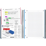 Sveska Oxford Office Essentials Europeanbook A4+ kvadratići, 4 Subject Oxford